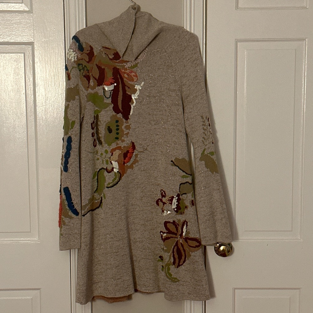 Anthropology knitted sweater dress